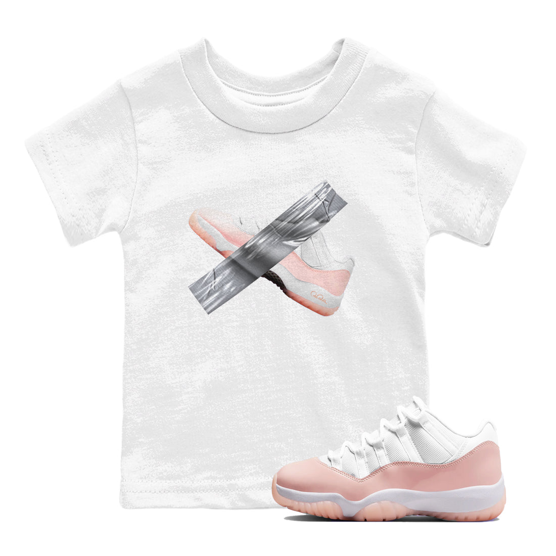 Duct Tape snkmatch Tees Kids - Air Jordan 11 Legend Pink
