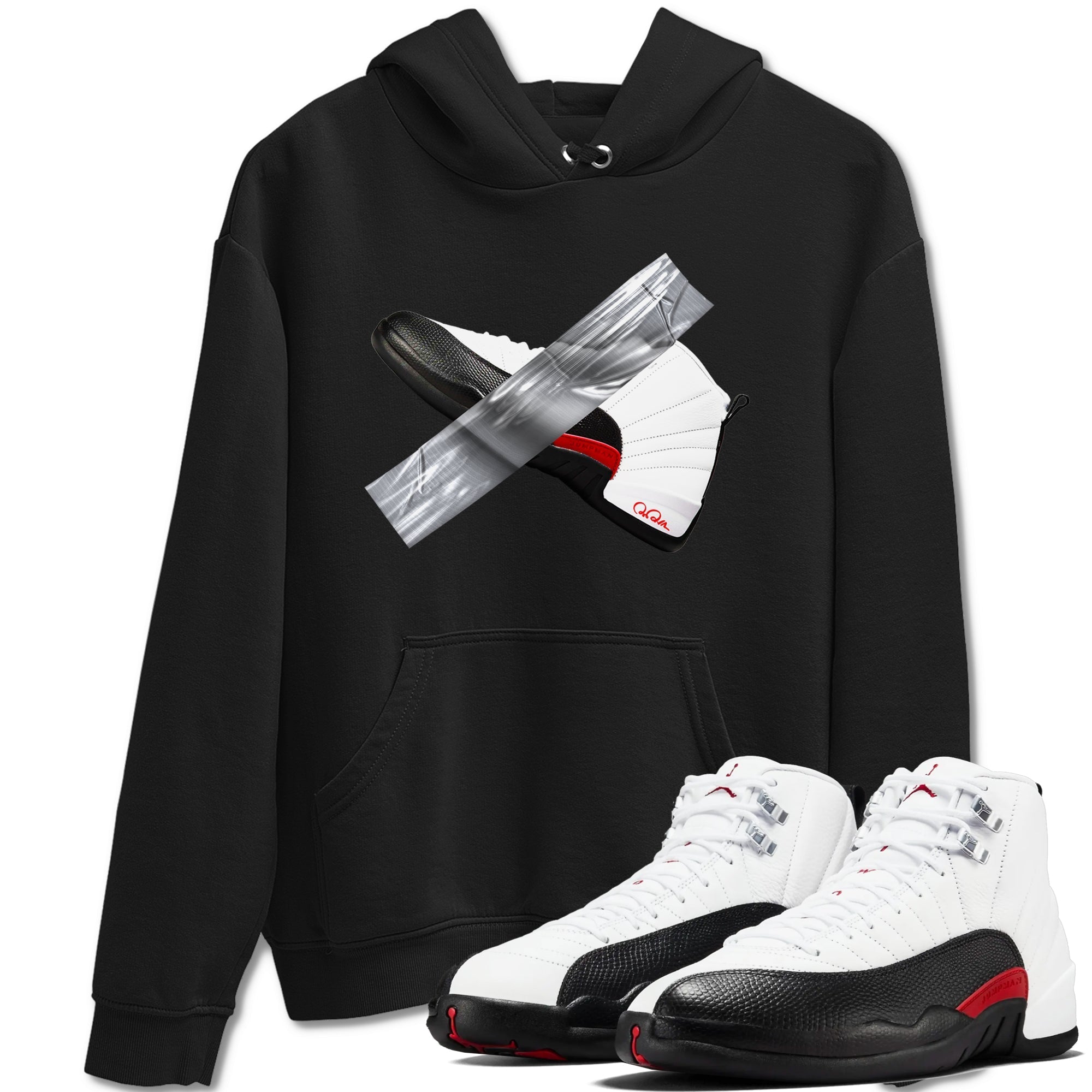 Duct Tape snkmatch Tees - Air Jordan 12 Taxi Flip