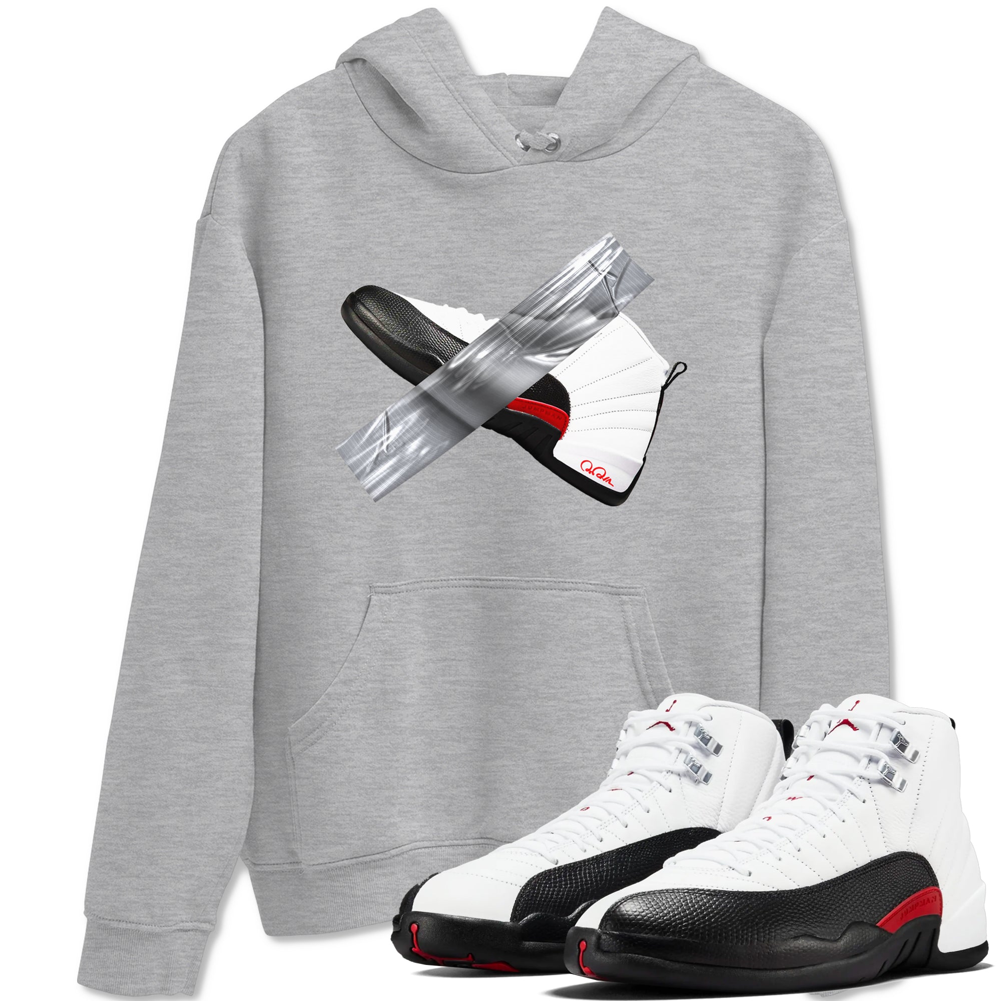 Duct Tape snkmatch Tees - Air Jordan 12 Taxi Flip