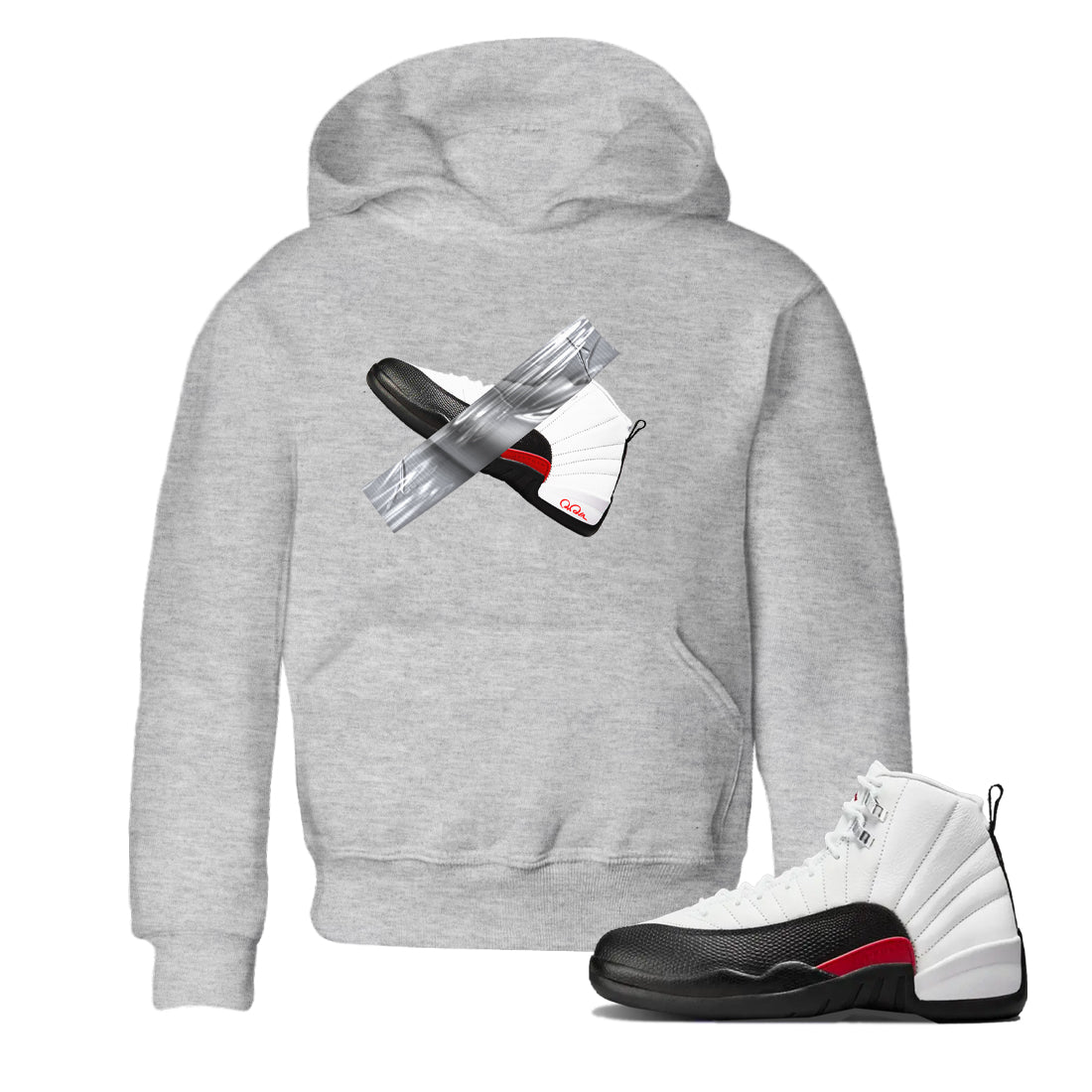 Duct Tape snkmatch Tees Kids - Air Jordan 12 Taxi Flip
