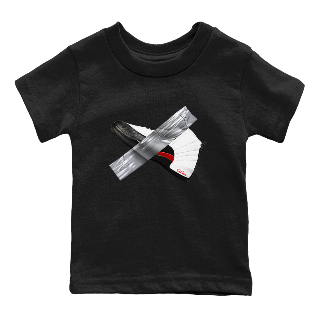 Duct Tape snkmatch Tees Kids - Air Jordan 12 Taxi Flip