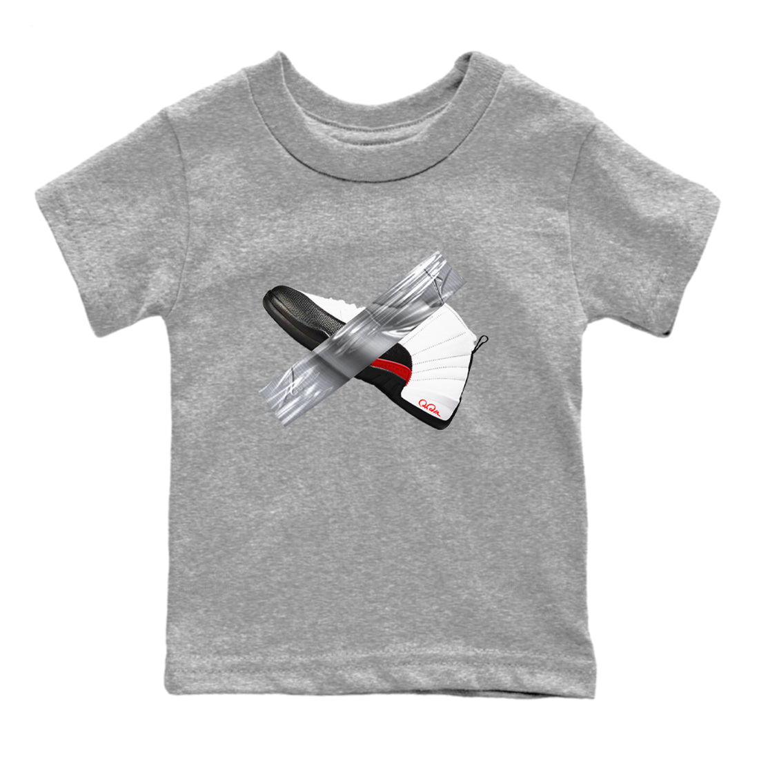 Duct Tape snkmatch Tees Kids - Air Jordan 12 Taxi Flip