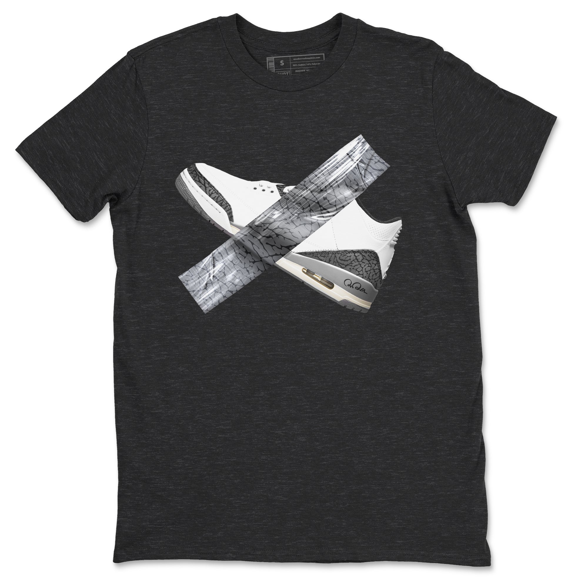Duct Tape snkmatch Tees - Air Jordan 3 Cement Grey