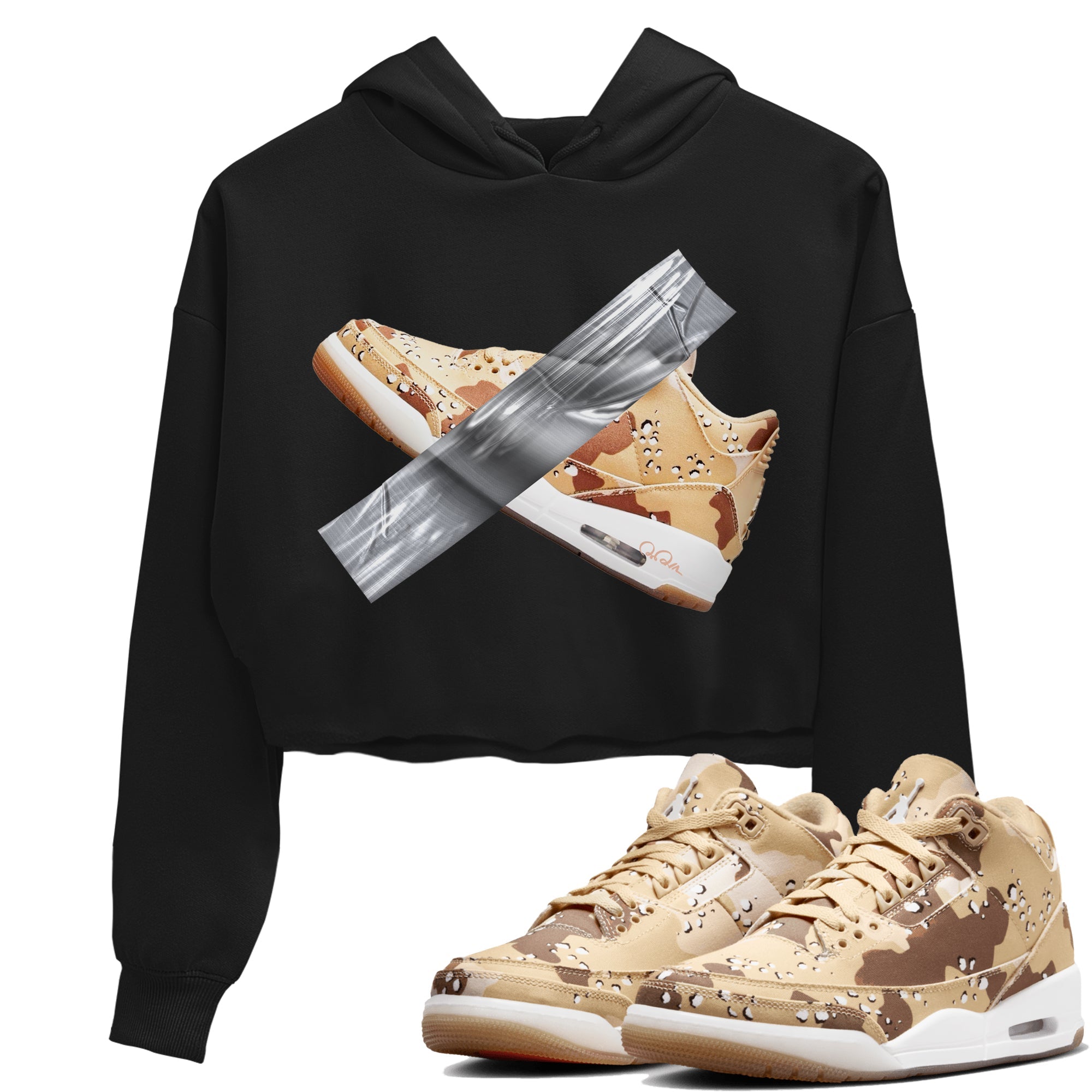 Duct Tape snkmatch Women's Top - Air Jordan 3 Desert Camo