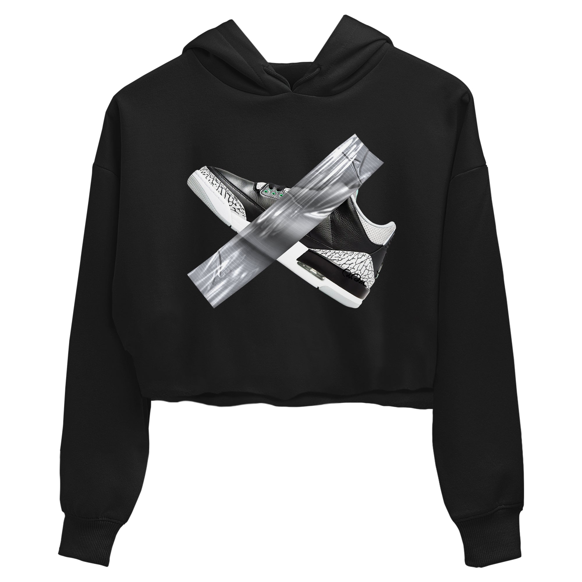 Duct Tape snkmatch Women's Top - Air Jordan 3 Green Glow