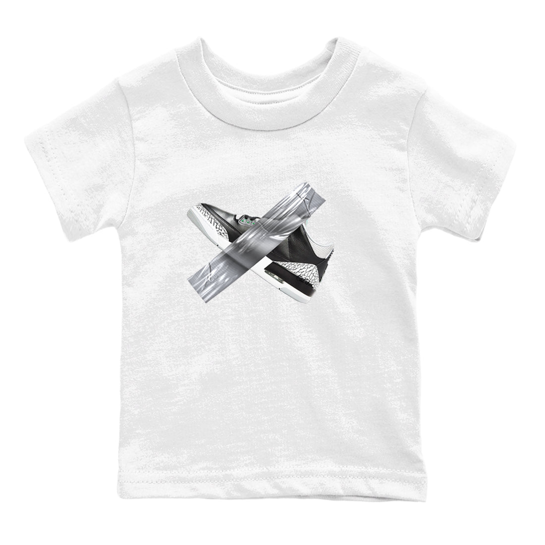 Duct Tape snkmatch Tees Kids - Air Jordan 3 Green Glow