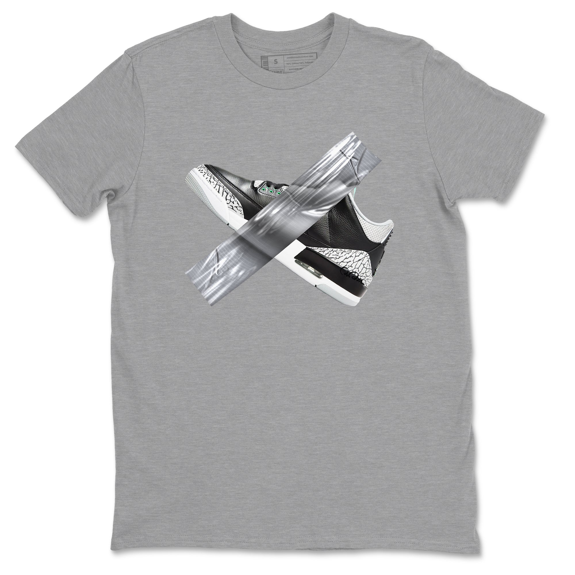 Duct Tape snkmatch Tees - Air Jordan 3 Green Glow