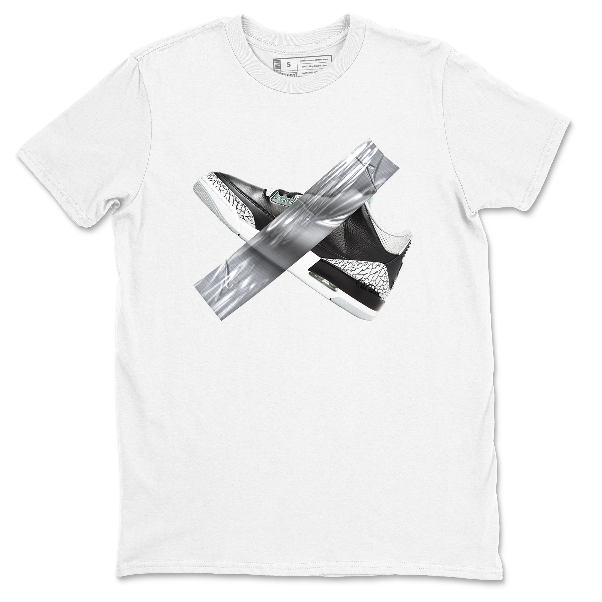Duct Tape snkmatch Tees - Air Jordan 3 Green Glow