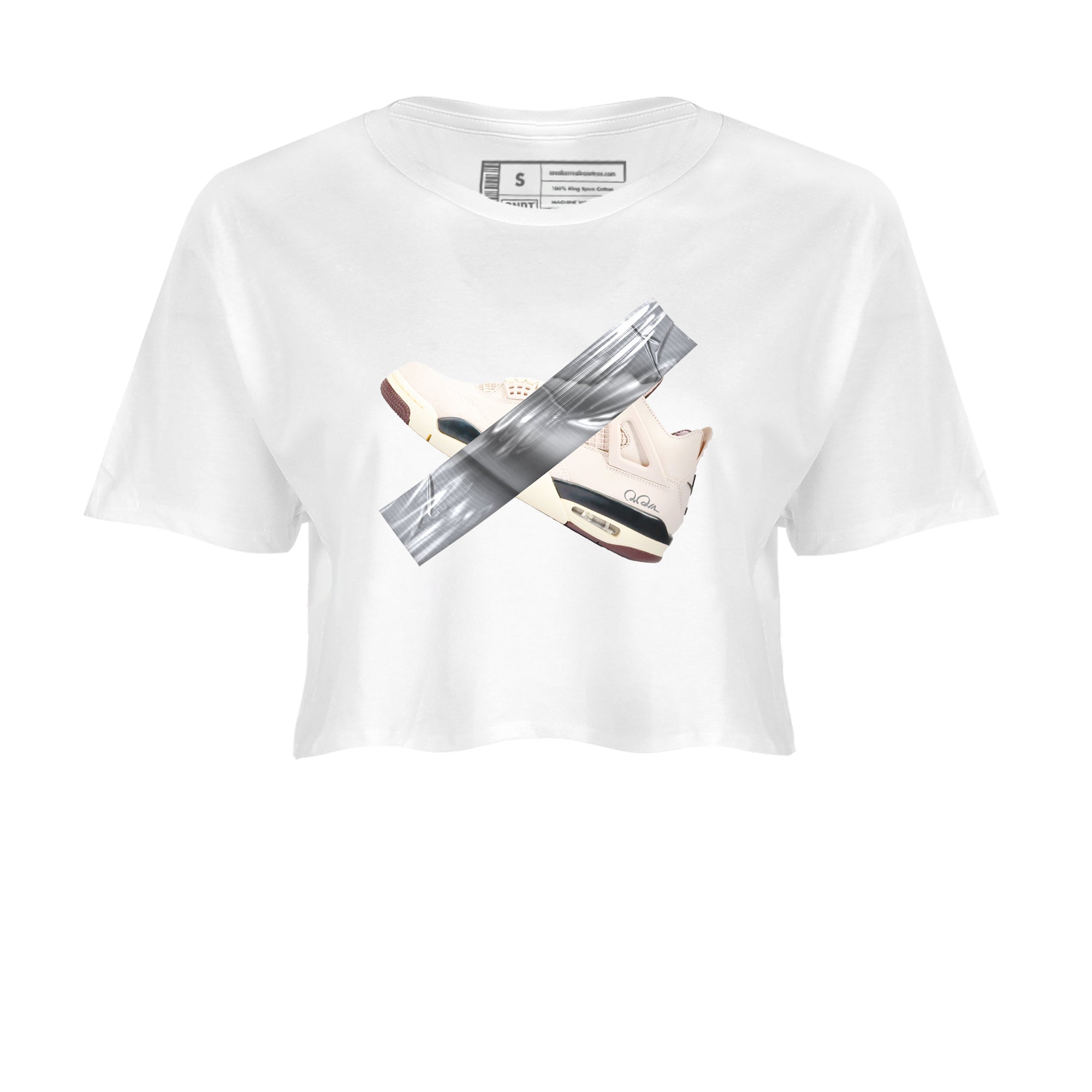 Duct tape snkmatch Women's Top - Air Jordan 4 A Ma Maniere x Fossil Stone