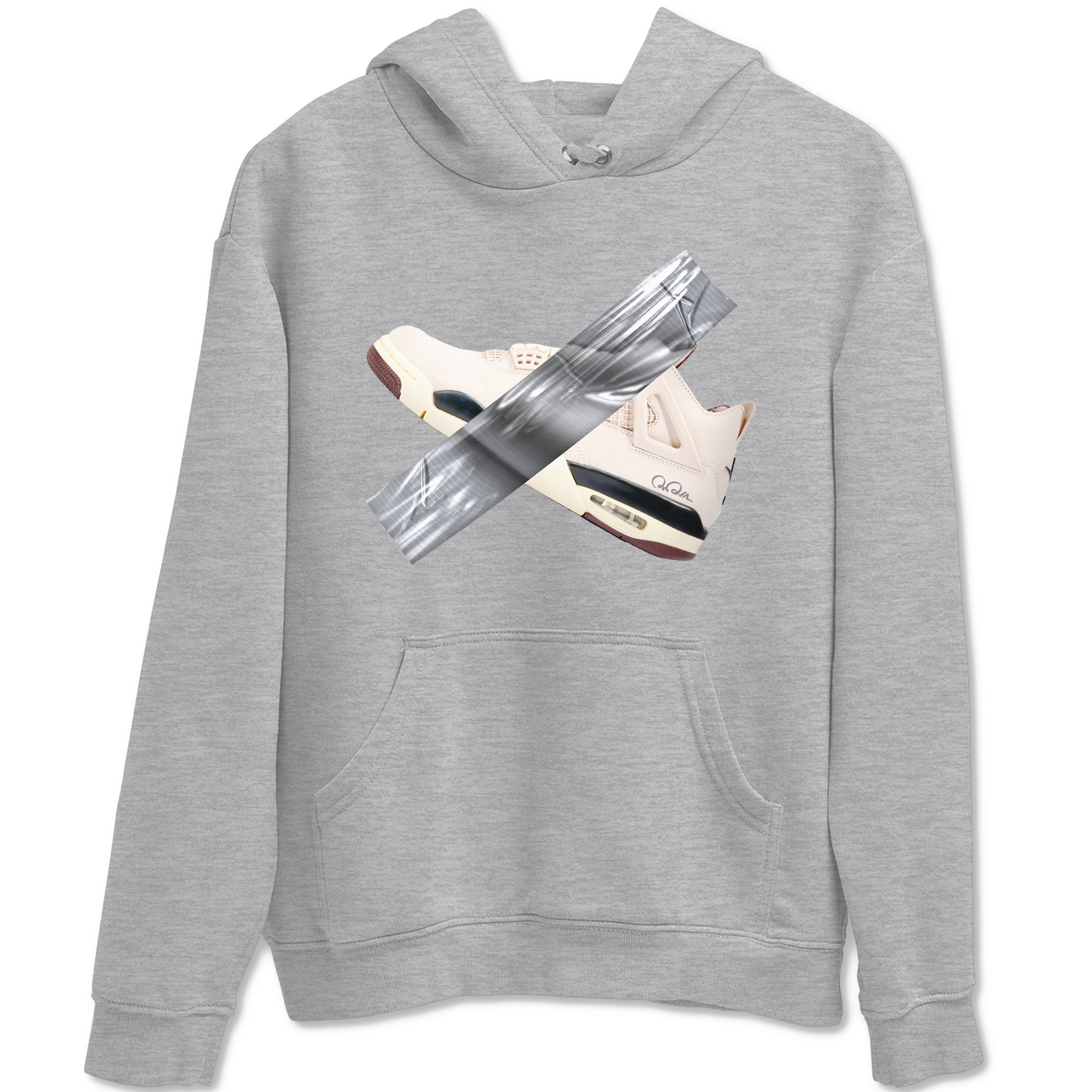 Duct tape snkmatch Tees - Air Jordan 4 A Ma Maniere x Fossil Stone