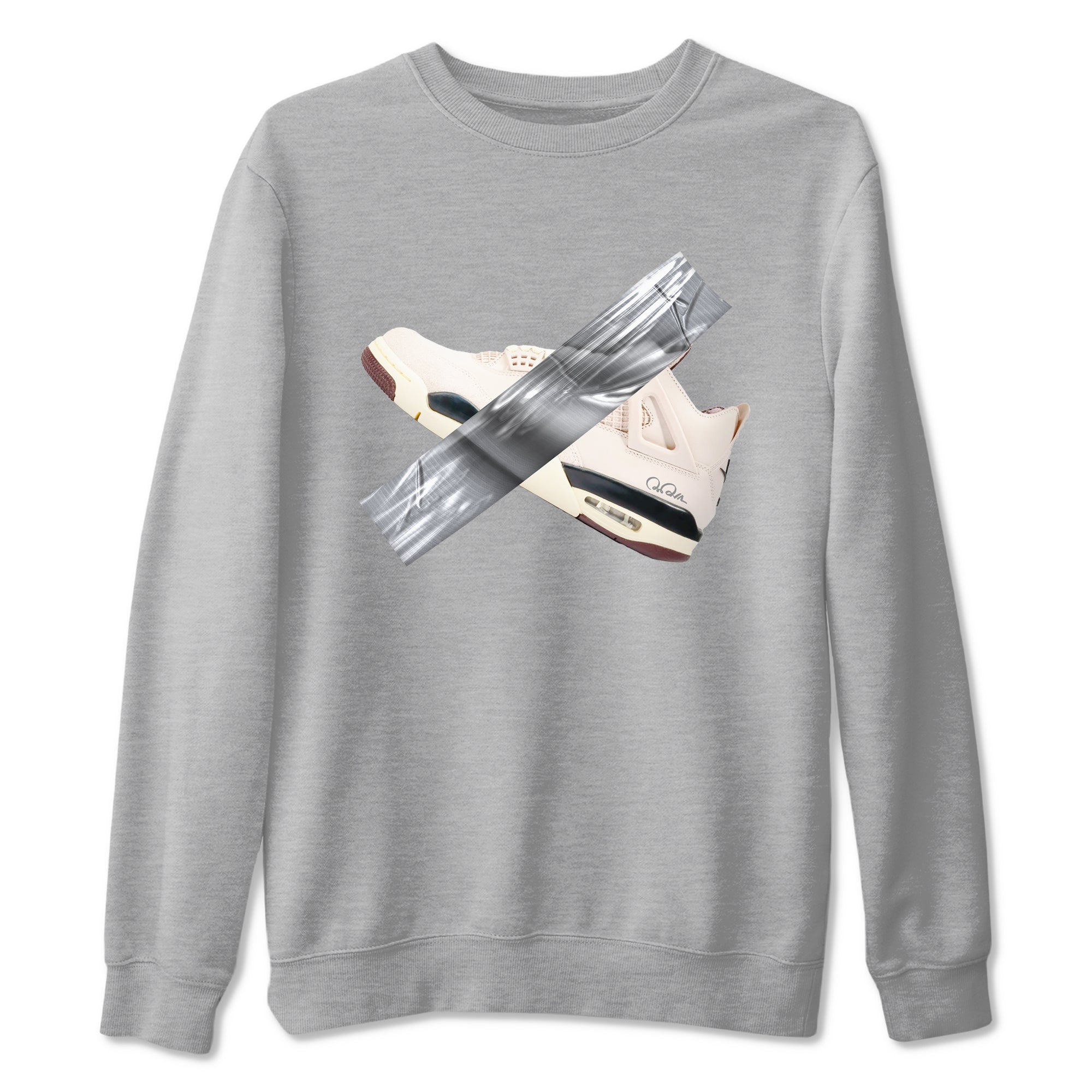 Duct tape snkmatch Tees - Air Jordan 4 A Ma Maniere x Fossil Stone