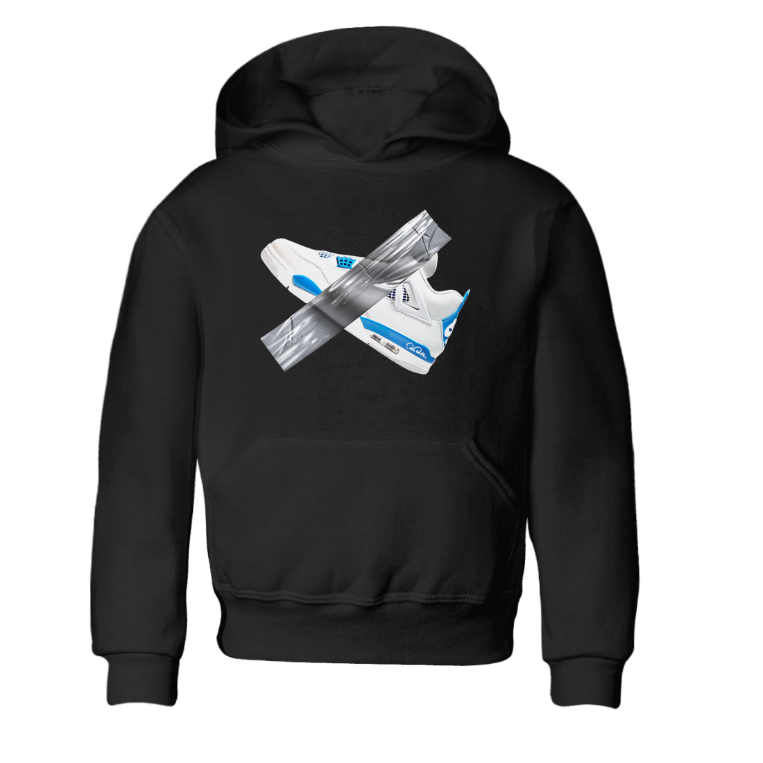 Duct Tape snkmatch Tees Kids - Air Jordan 4 Military Blue