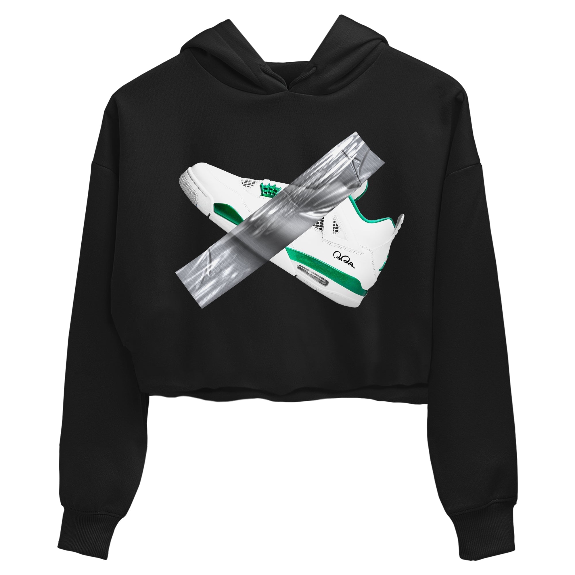 Duct Tape snkmatch Women's Top - Air Jordan 4 Oxidized Green