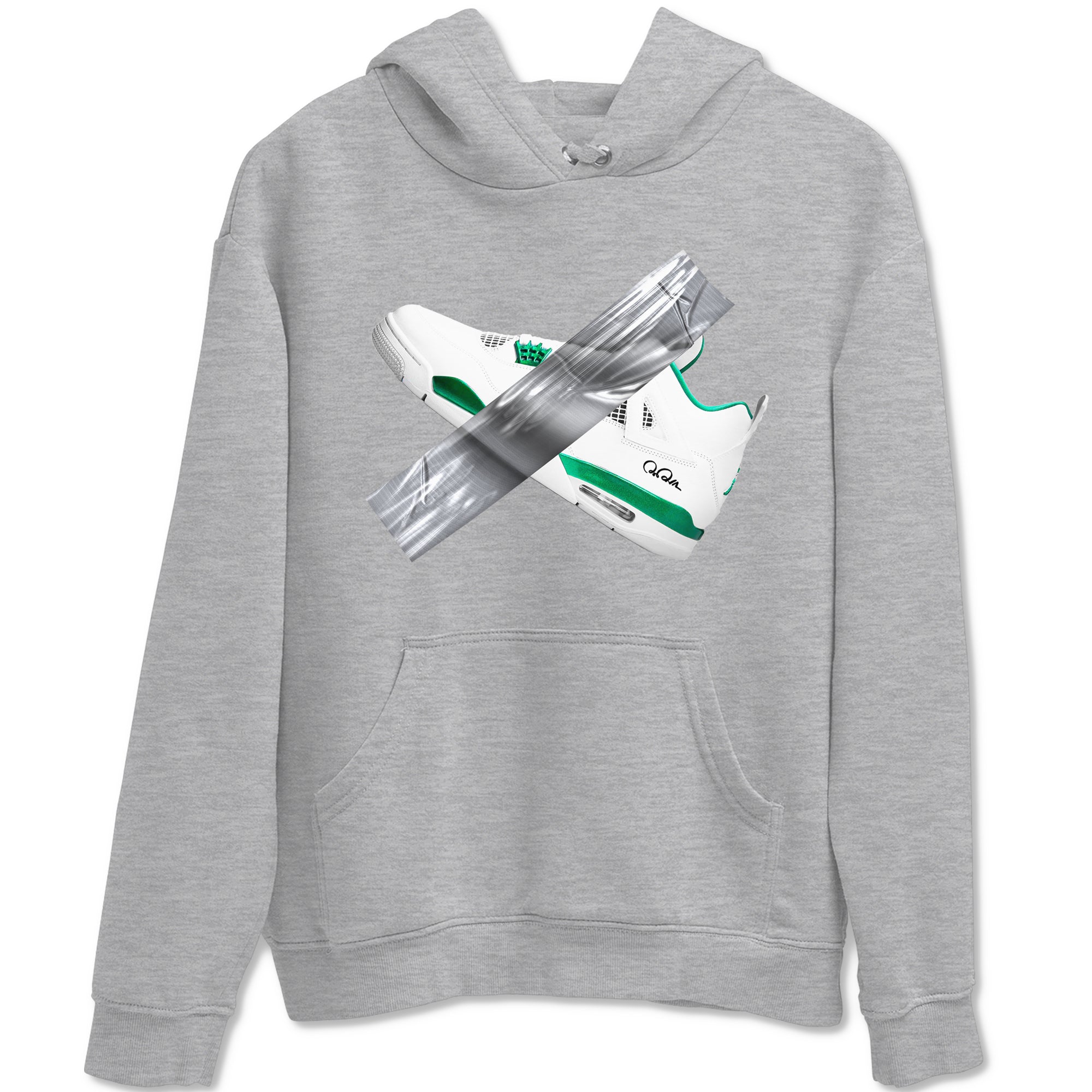 Duct Tape snkmatch Tees - Air Jordan 4 Oxidized Green