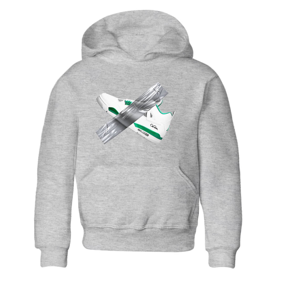 Duct Tape snkmatch Tees Kids - Air Jordan 4 Oxidized Green