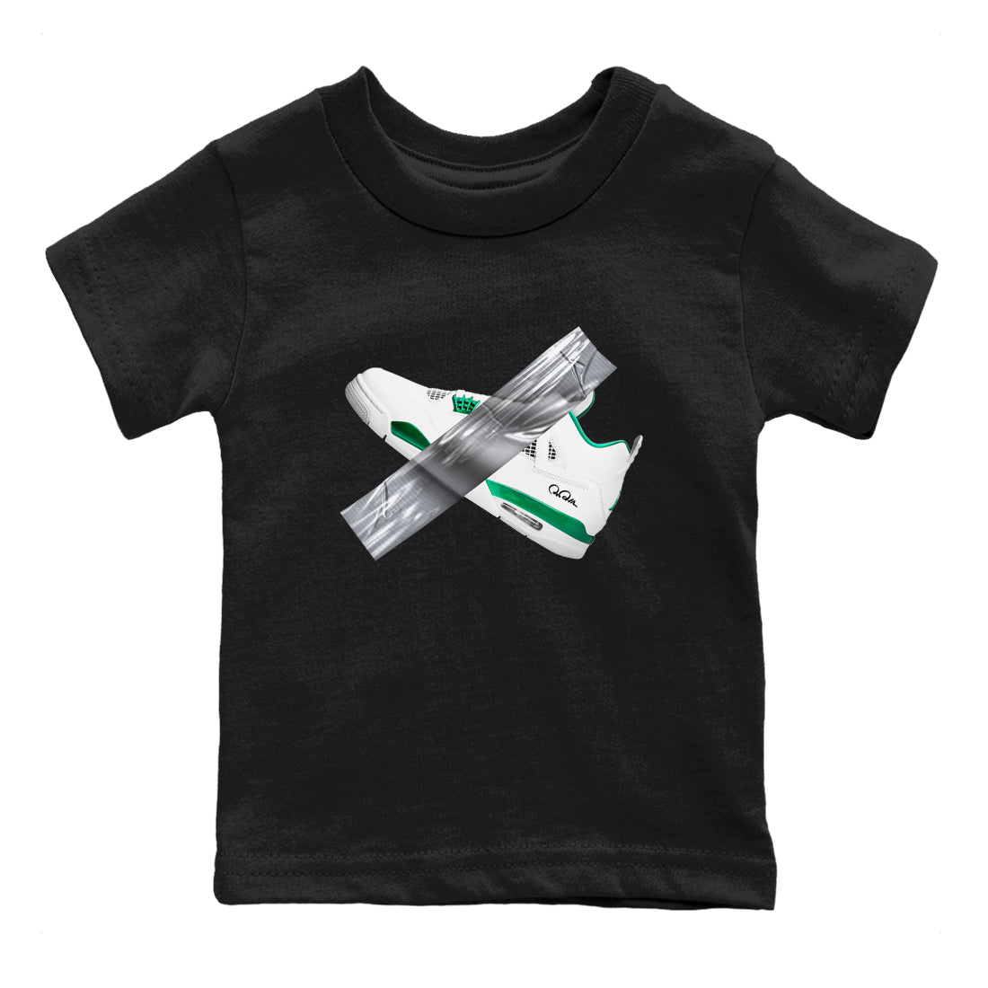 Duct Tape snkmatch Tees Kids - Air Jordan 4 Oxidized Green