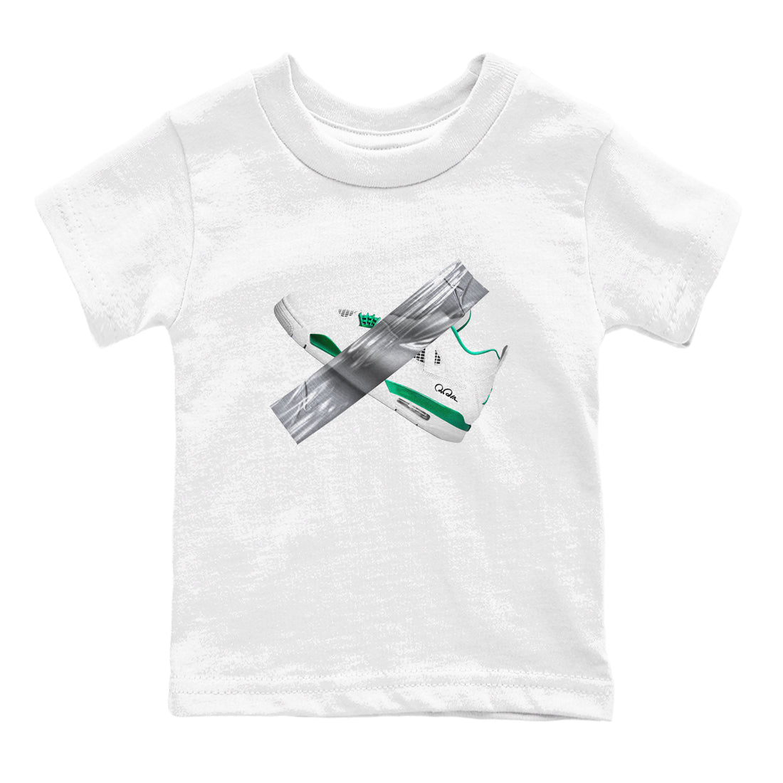 Duct Tape snkmatch Tees Kids - Air Jordan 4 Oxidized Green