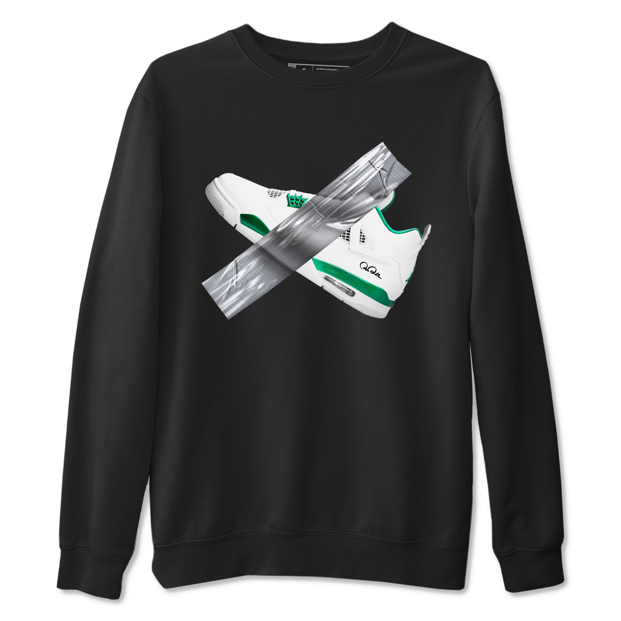 Duct Tape snkmatch Tees - Air Jordan 4 Oxidized Green