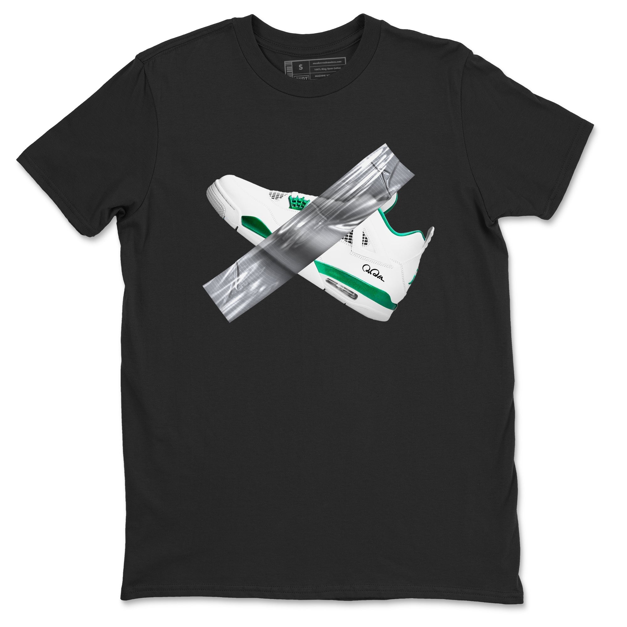 Duct Tape snkmatch Tees - Air Jordan 4 Oxidized Green