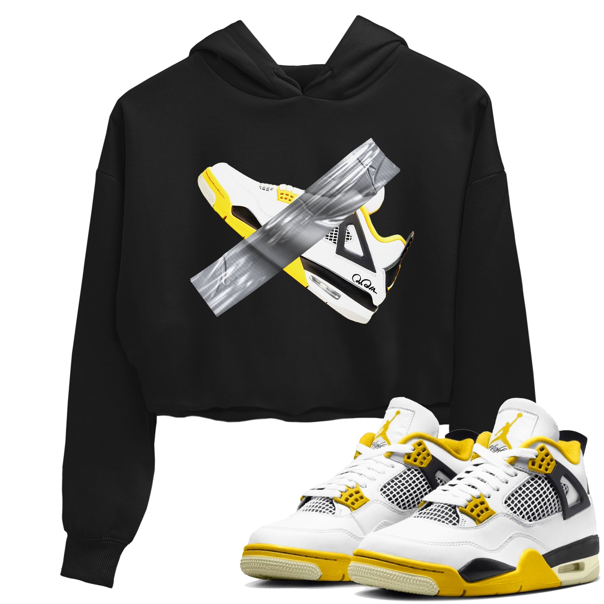 Duct Tape snkmatch Women's Top - Air Jordan 4 Vivid Sulfur