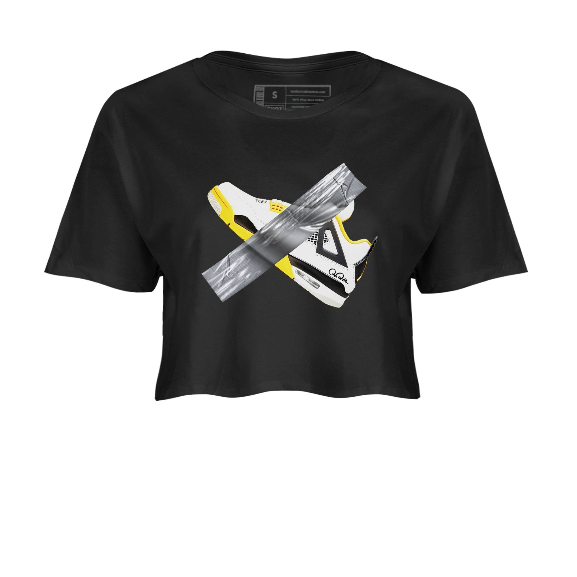 Duct Tape snkmatch Women's Top - Air Jordan 4 Vivid Sulfur