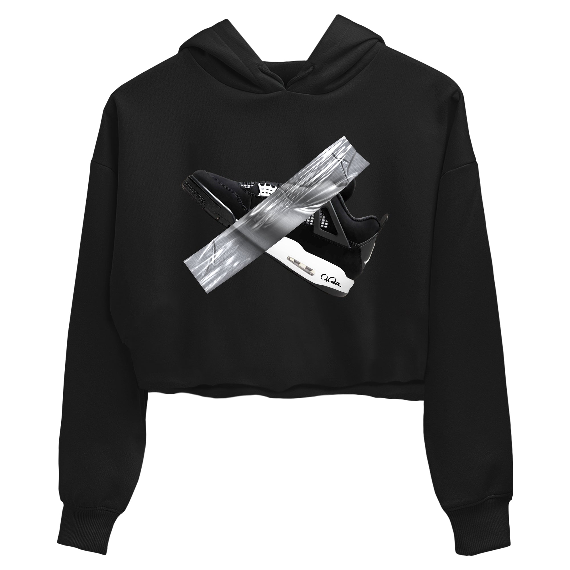 Duct Tape snkmatch Women's Top - Air Jordan 4 White Thunder