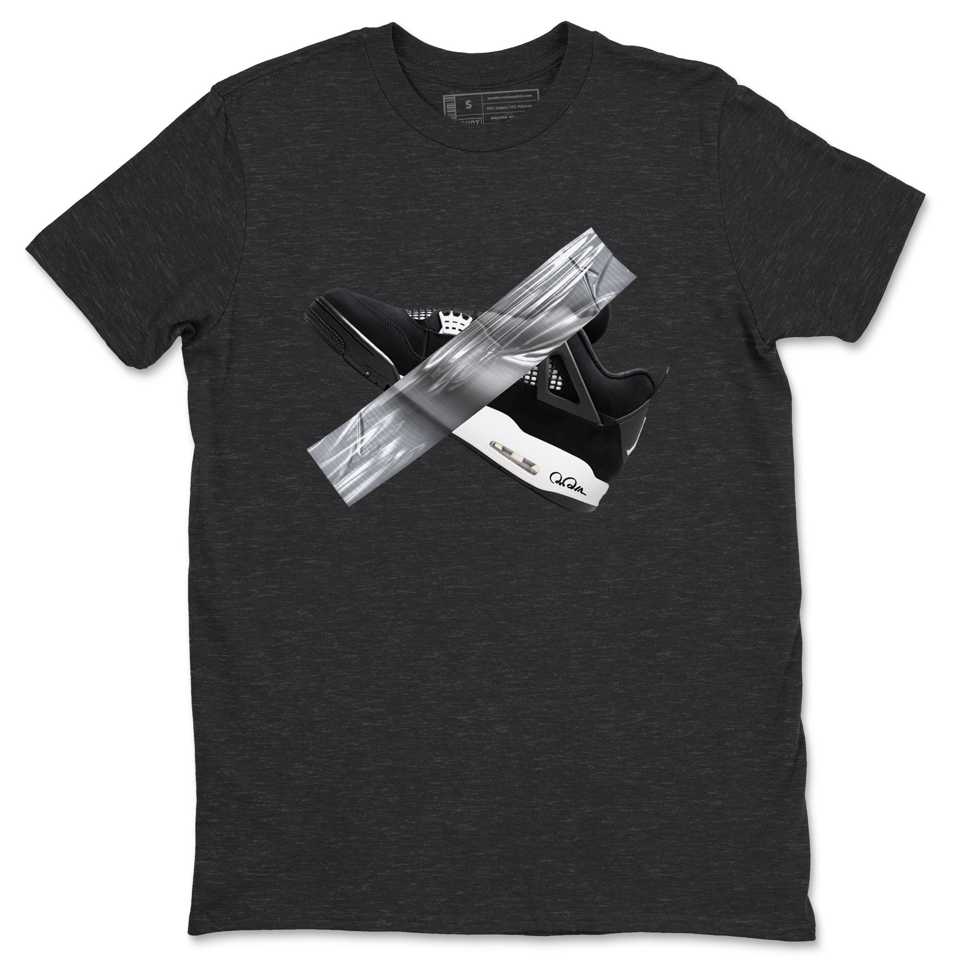 Duct Tape snkmatch Tees - Air Jordan 4 White Thunder