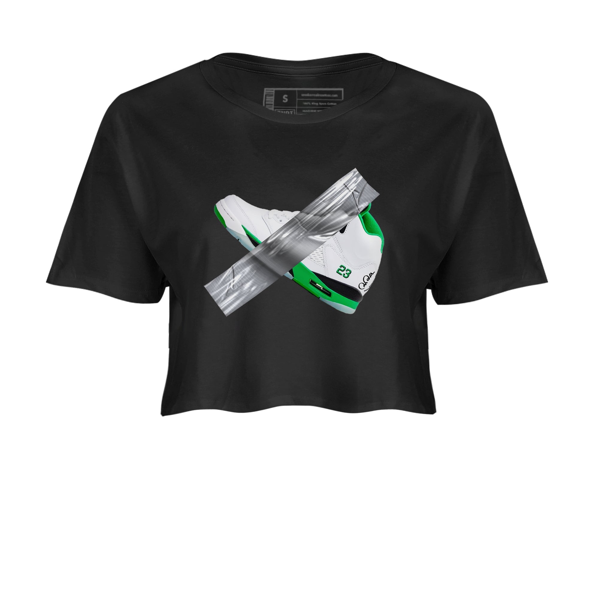 Duct Tape snkmatch Women's Top - Air Jordan 5 Lucky Green