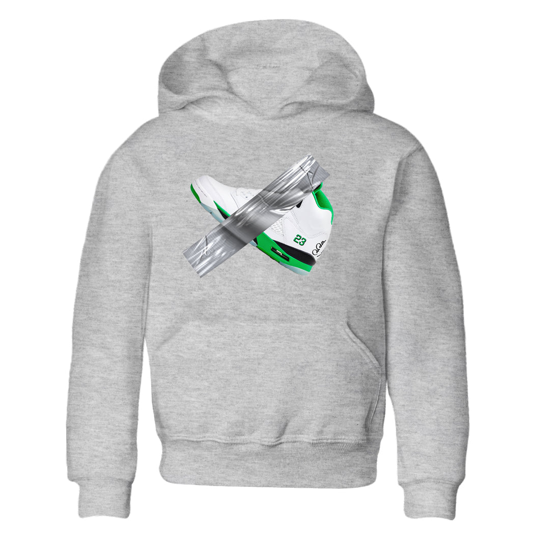 Duct Tape snkmatch Tees Kids - Air Jordan 5 Lucky Green