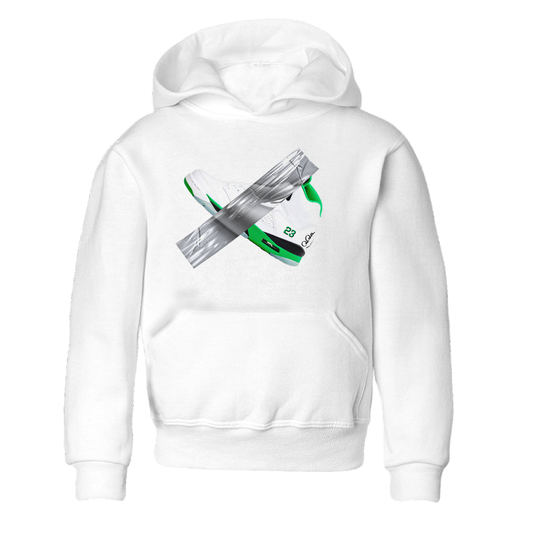 Duct Tape snkmatch Tees Kids - Air Jordan 5 Lucky Green