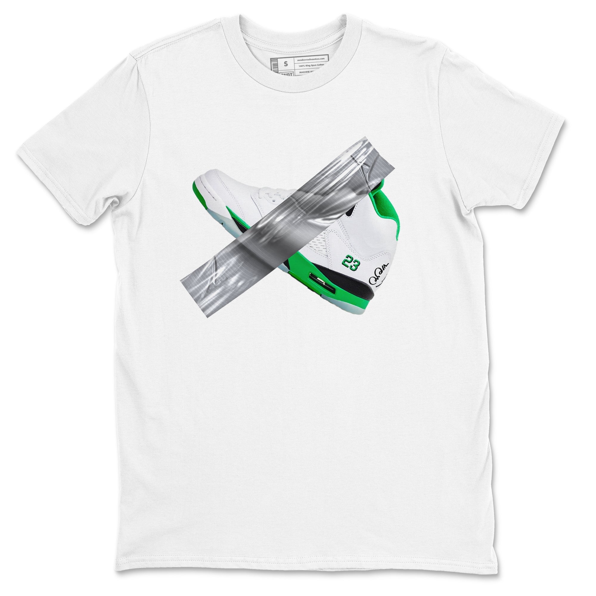 Duct Tape snkmatch Tees - Air Jordan 5 Lucky Green