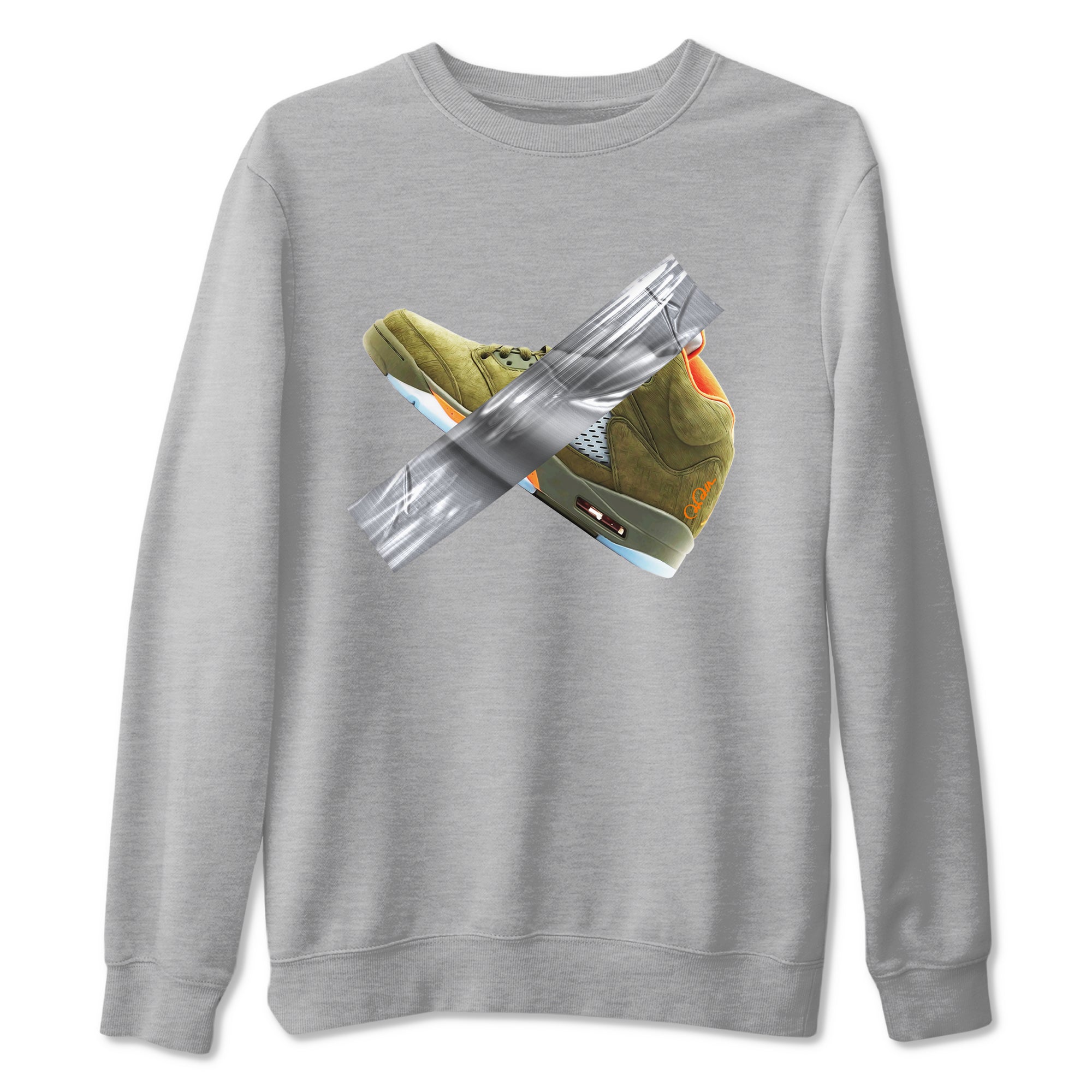 Duct Tape snkmatch Tees - Air Jordan 5 Olive