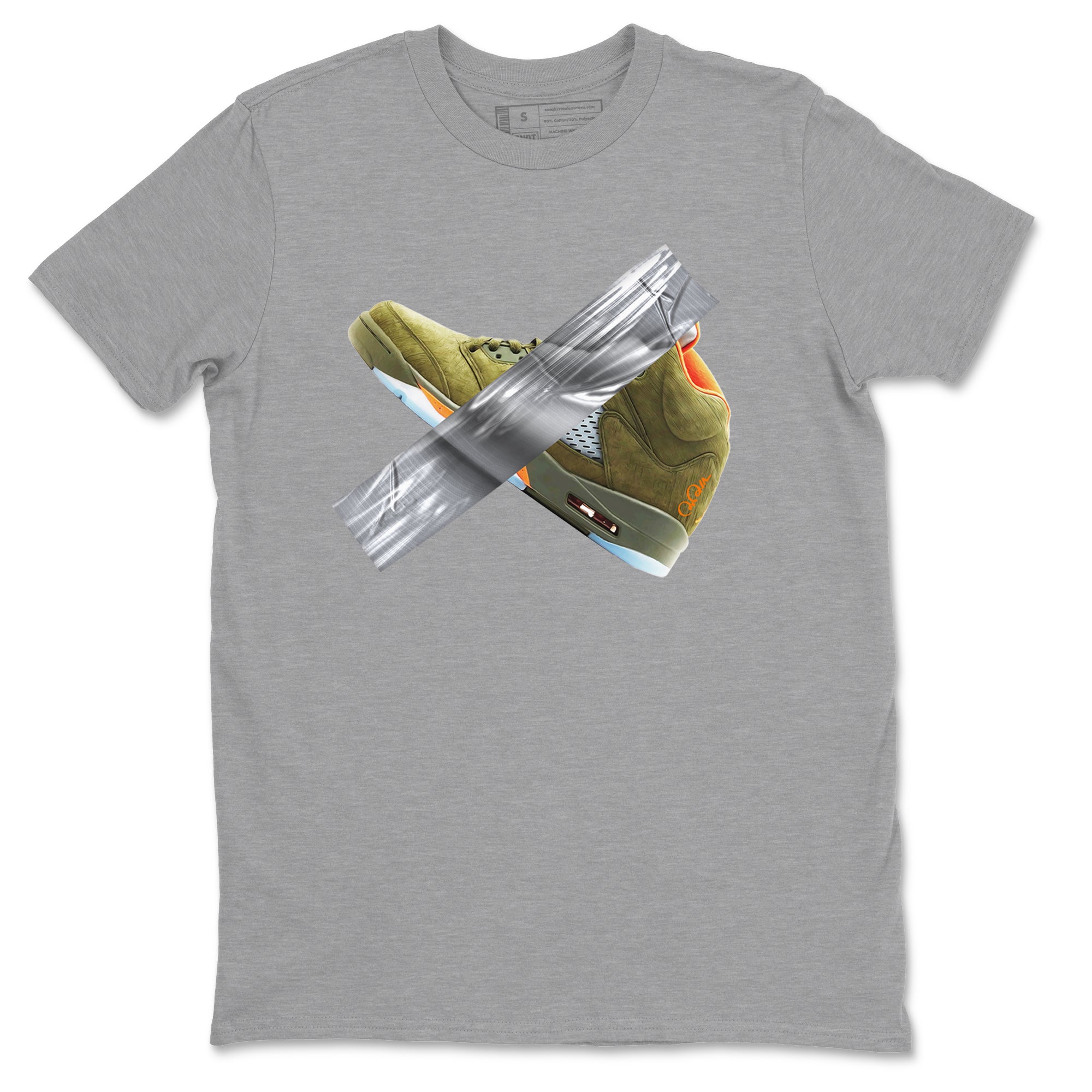 Duct Tape snkmatch Tees - Air Jordan 5 Olive