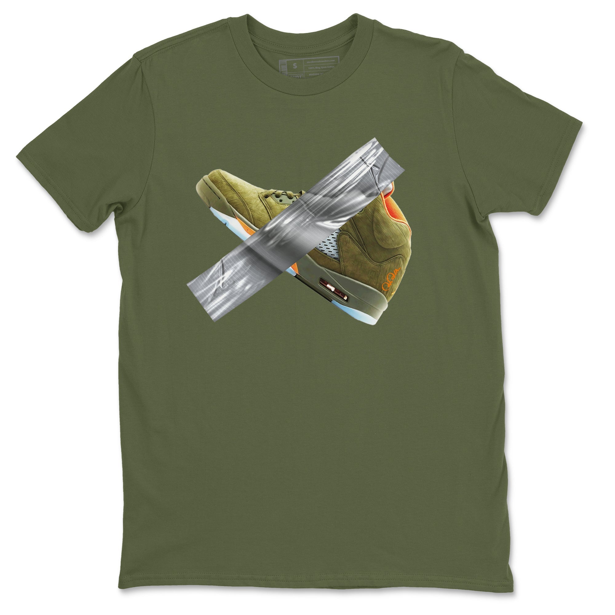 Duct Tape snkmatch Tees - Air Jordan 5 Olive