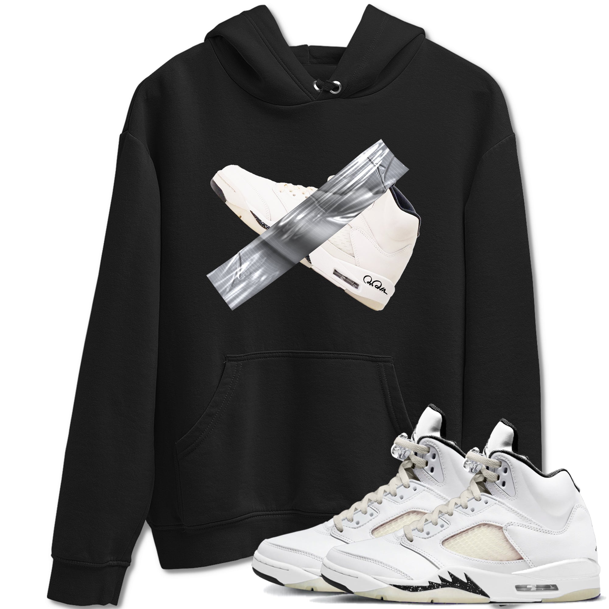 Duct Tape snkmatch Tees - Air Jordan 5 Sail