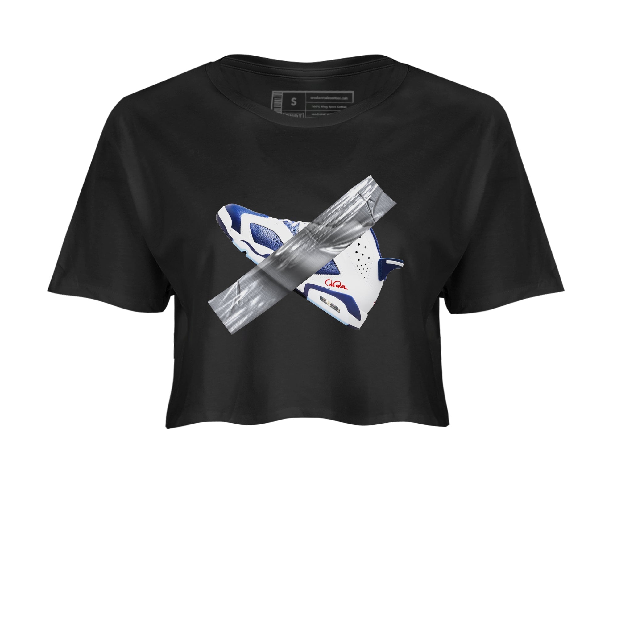 Duct Tape snkmatch Women's Top - Air Jordan 6 White And Midnight Navy