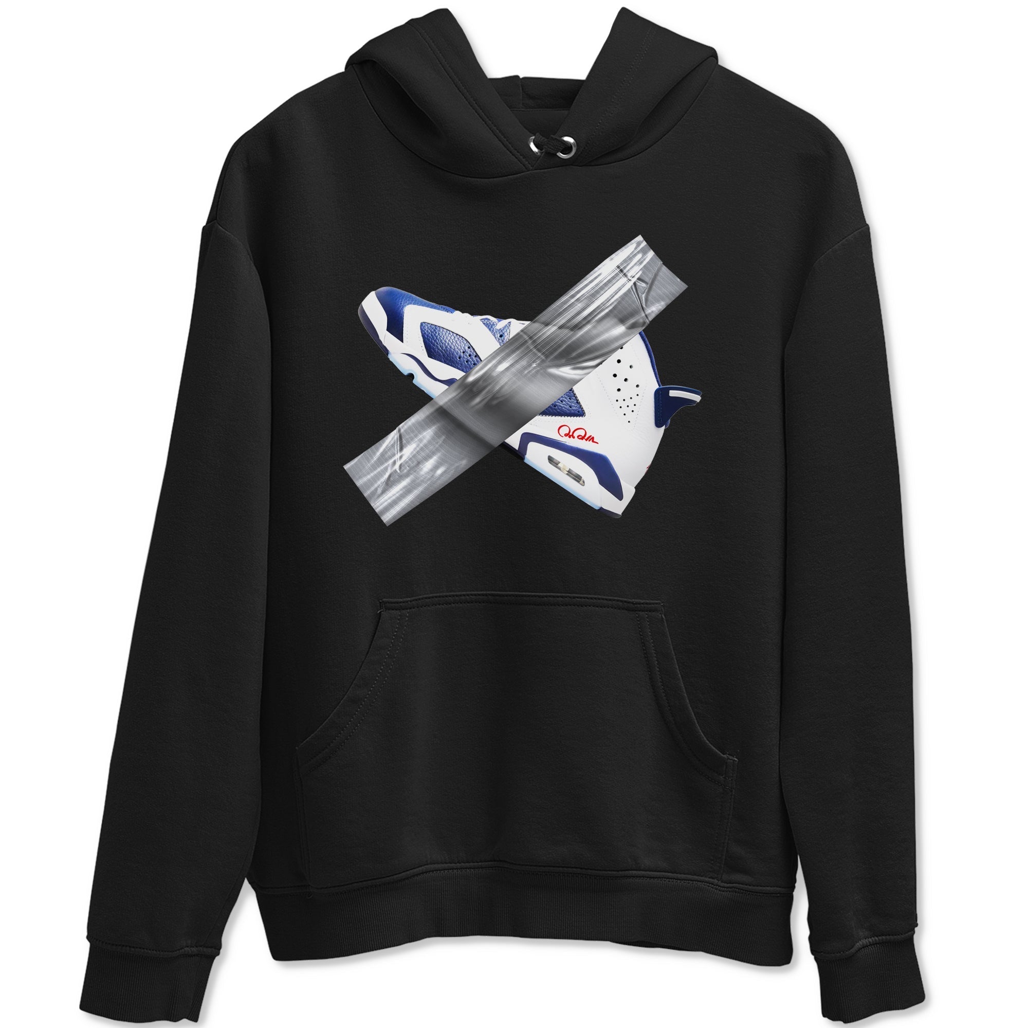 Duct Tape snkmatch Tees - Air Jordan 6 White And Midnight Navy