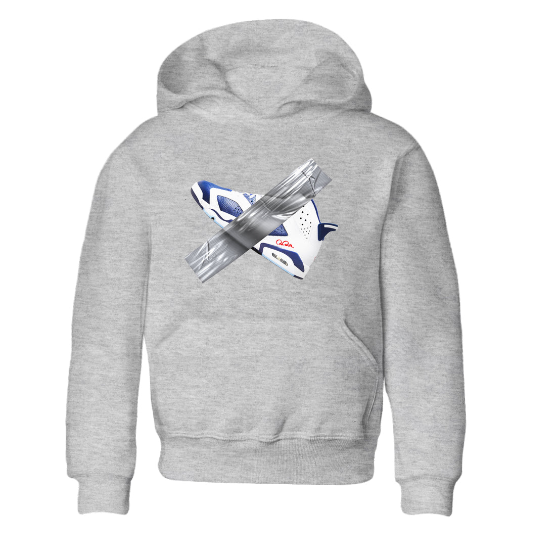 Duct Tape snkmatch Tees Kids - Air Jordan 6 White And Midnight Navy
