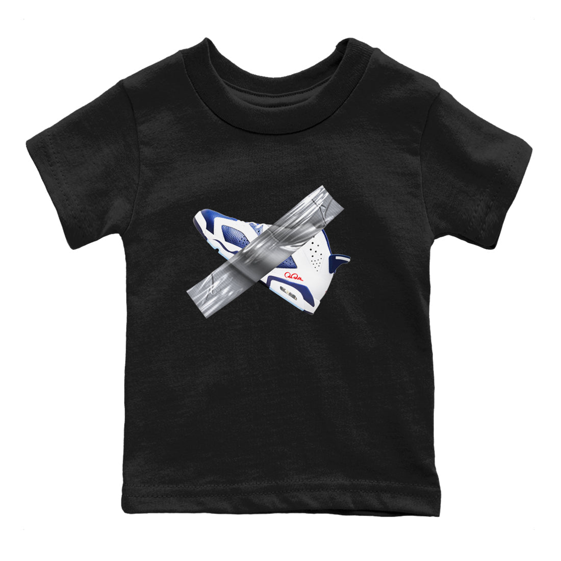 Duct Tape snkmatch Tees Kids - Air Jordan 6 White And Midnight Navy