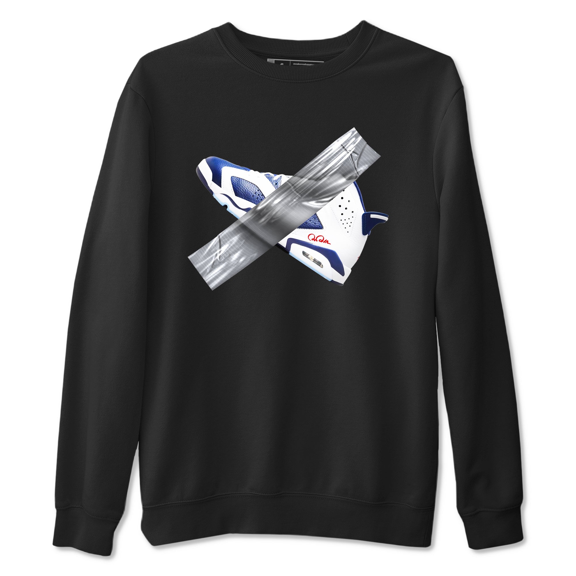 Duct Tape snkmatch Tees - Air Jordan 6 White And Midnight Navy
