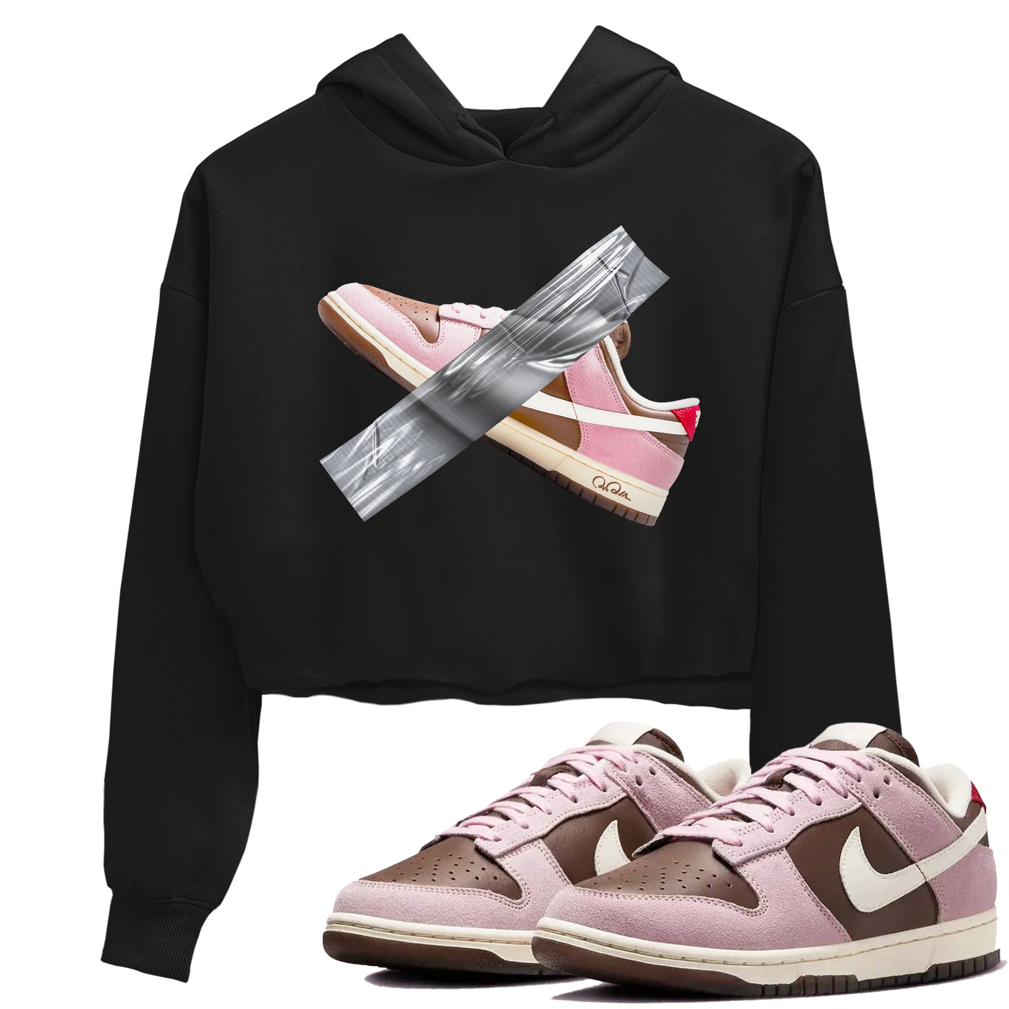 Duct Tape snkmatch Women's Top - Dunk Cacao Wow And Pink Foam