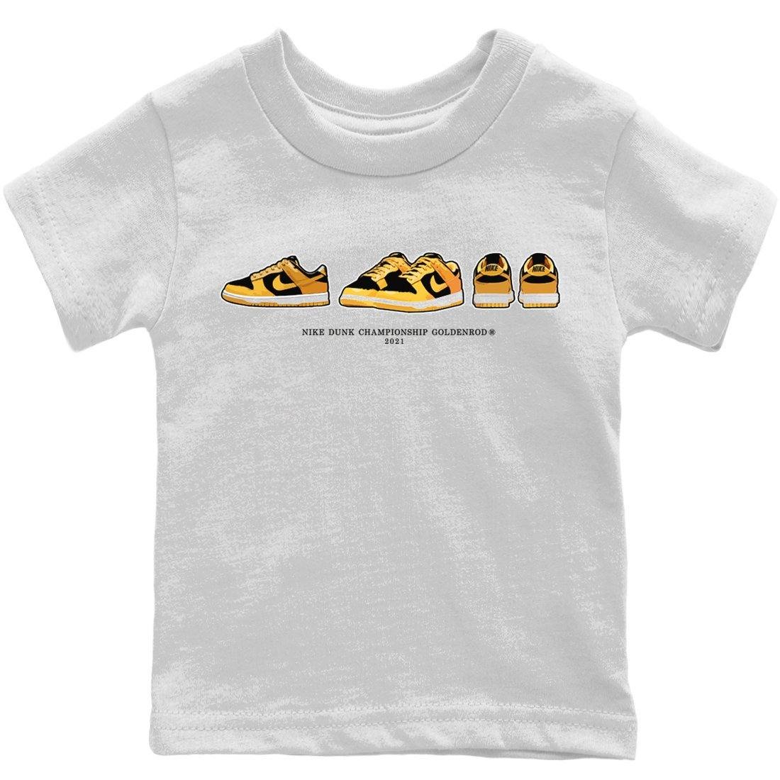 snkmatch Prelude Kids Tops - Dunk Championship Goldenrod