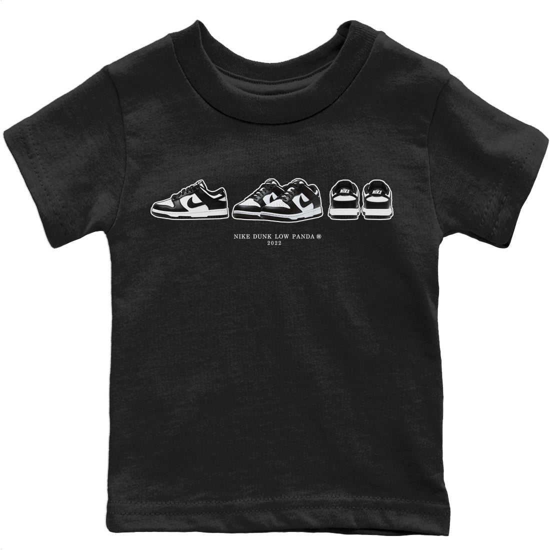 snkmatch Prelude Kids Tops - Dunk Panda