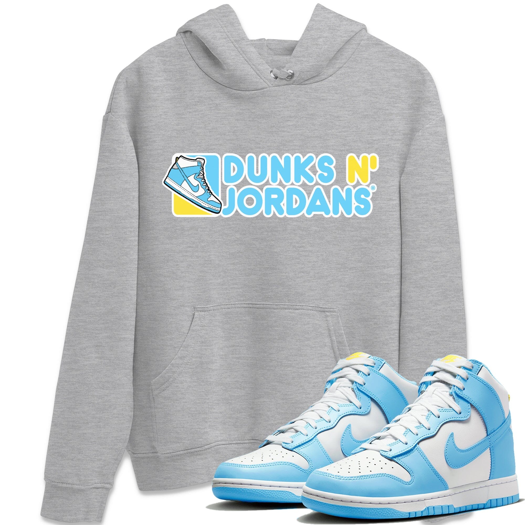 Dunks N Air Jordans Unisex Tops - Dunk Blue Chill