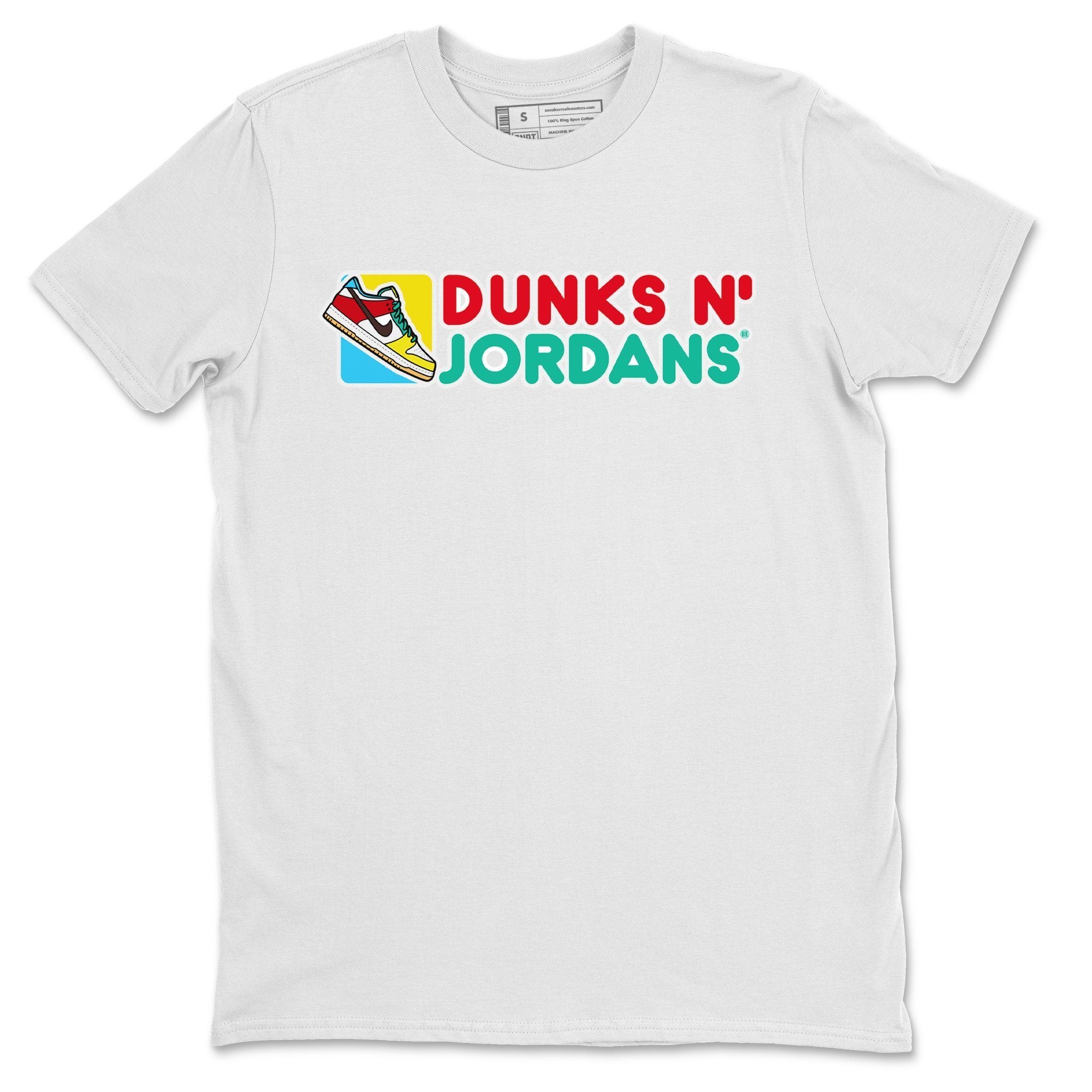 Dunks N Air Jordans Unisex Tops - Dunk Free 99 White