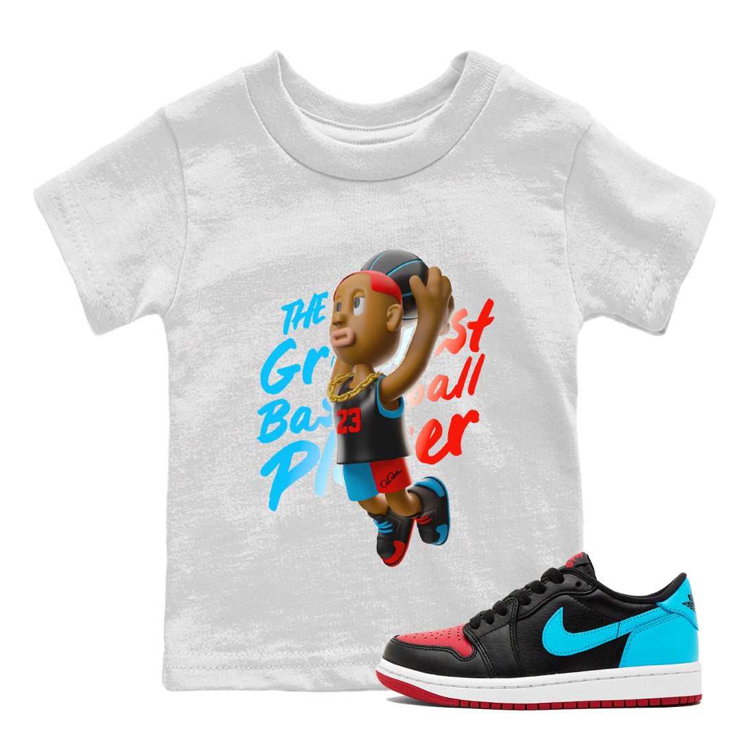 Dunkshot Boy Kids Tops - Air Jordan 1 UNC to Chicago