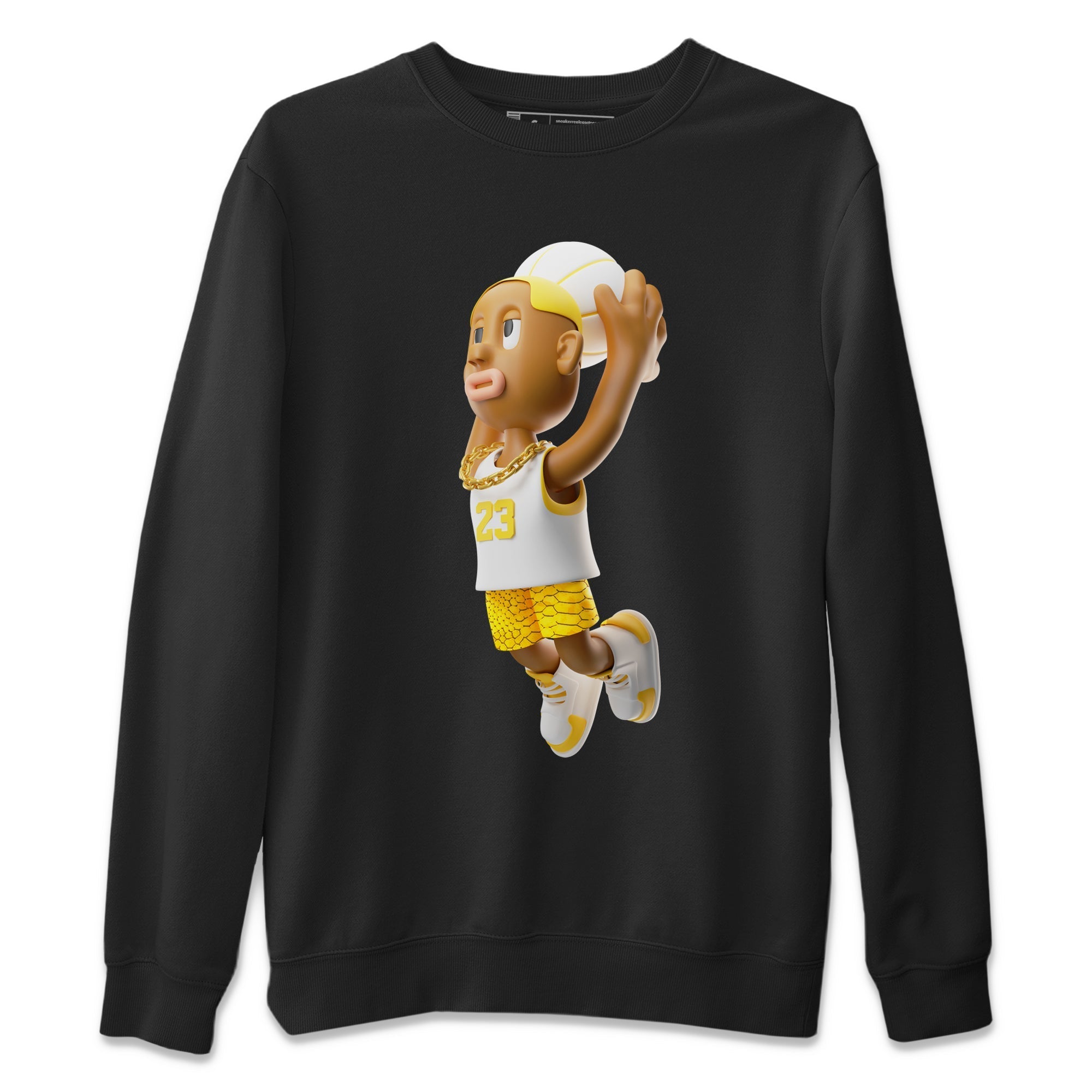 Dunkshot Boy Unisex Tops - Air Jordan 11 Yellow Python