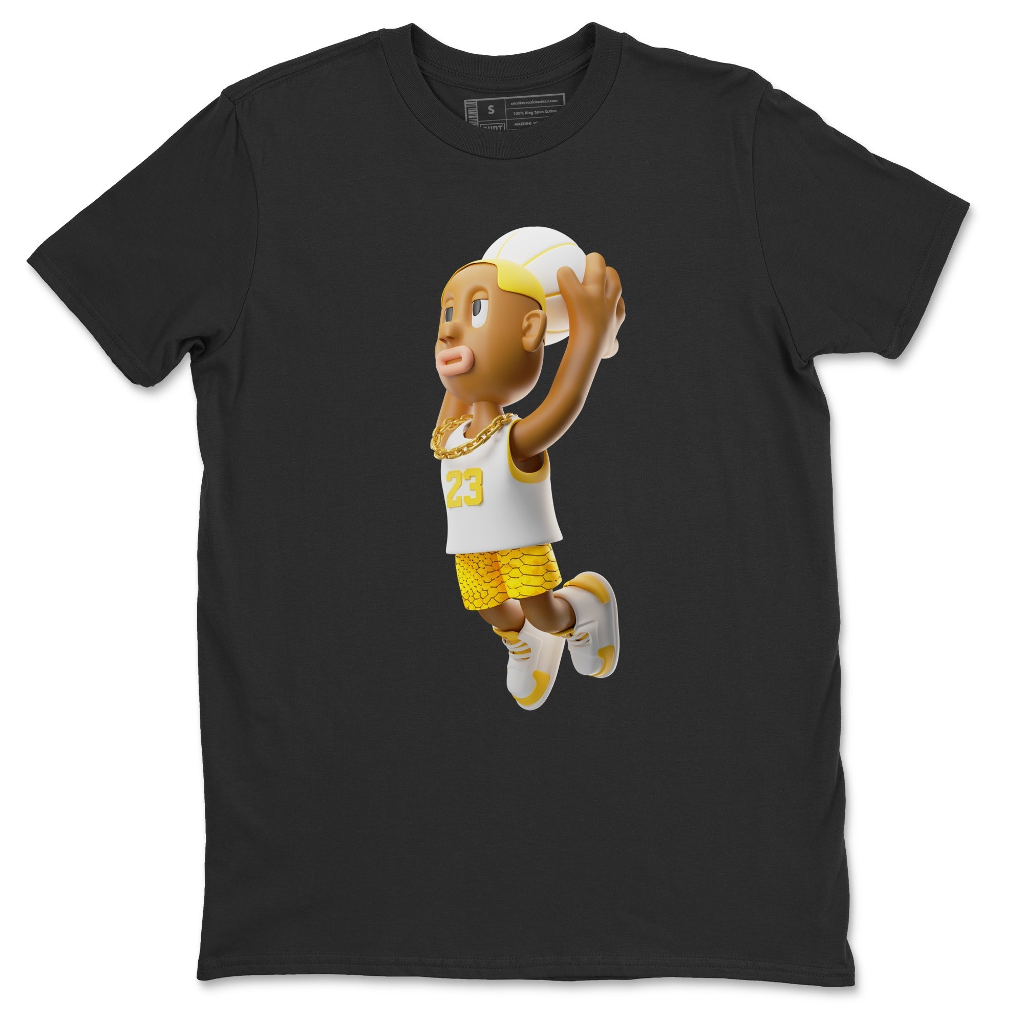 Dunkshot Boy Unisex Tops - Air Jordan 11 Yellow Python