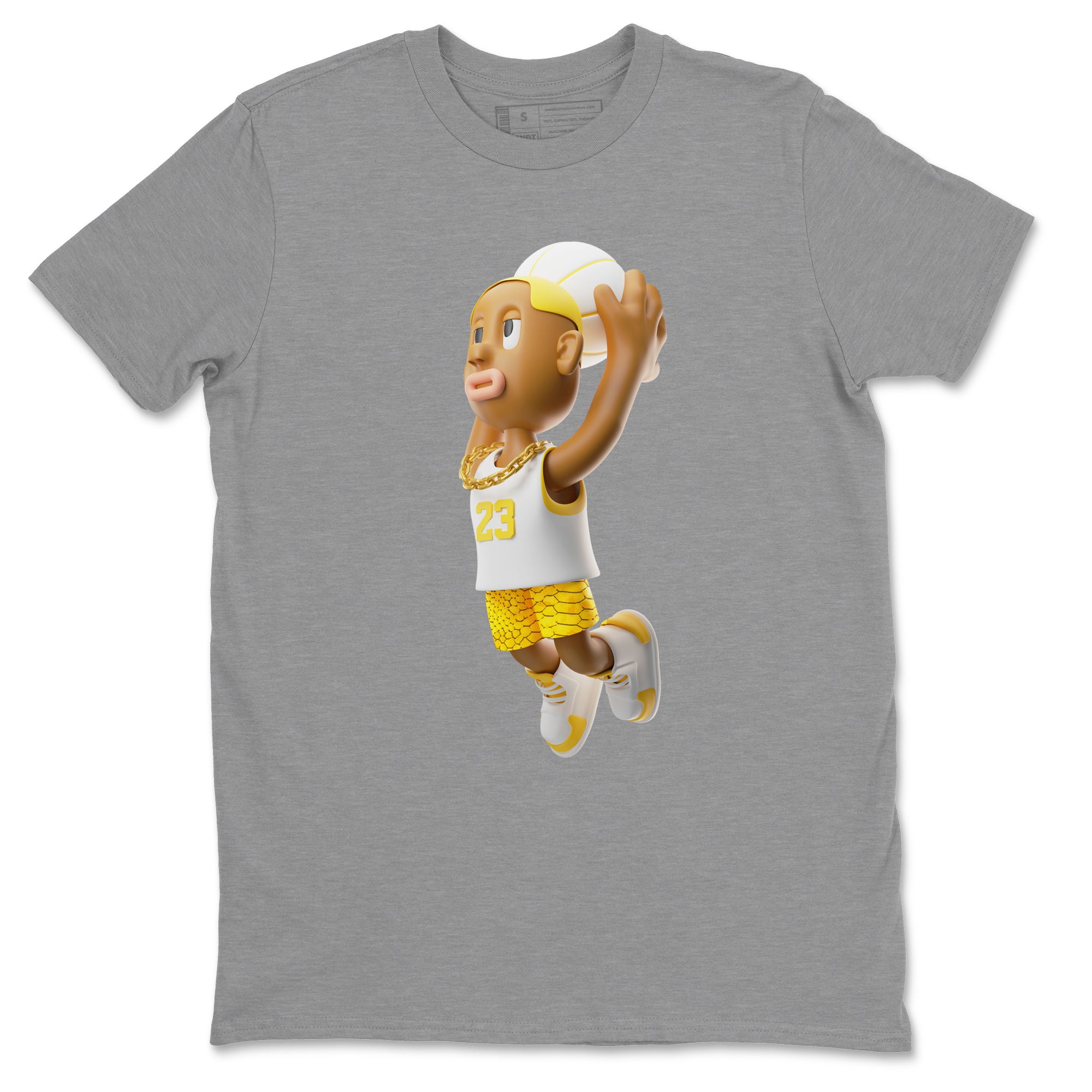 Dunkshot Boy Unisex Tops - Air Jordan 11 Yellow Python