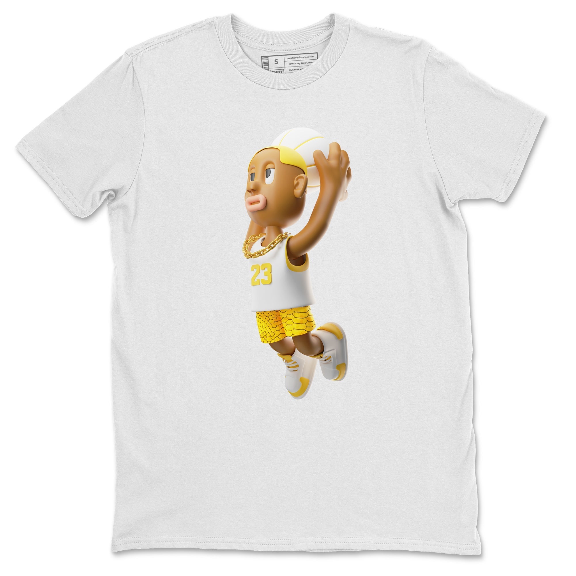 Dunkshot Boy Unisex Tops - Air Jordan 11 Yellow Python